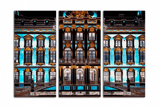 Модульная картина Дворцовый фасад